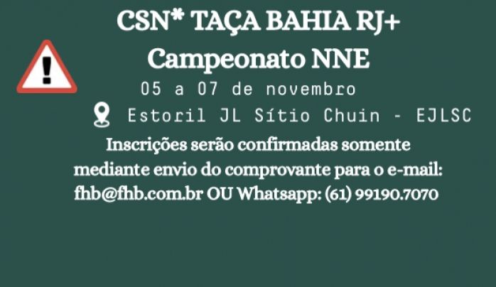 Inscrições abertas - clique aqui